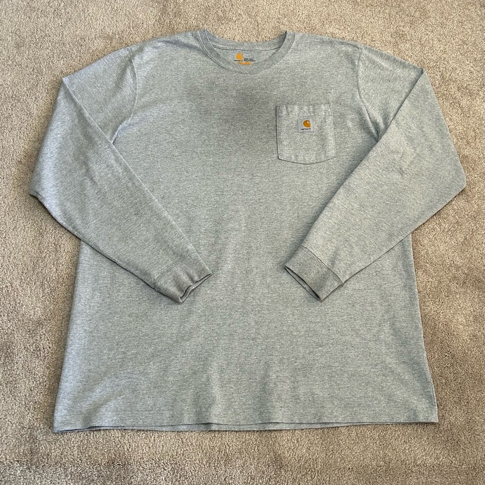 Carhartt Workwear Relaxed Fit long sleeve shirt Sz 2XL Tall